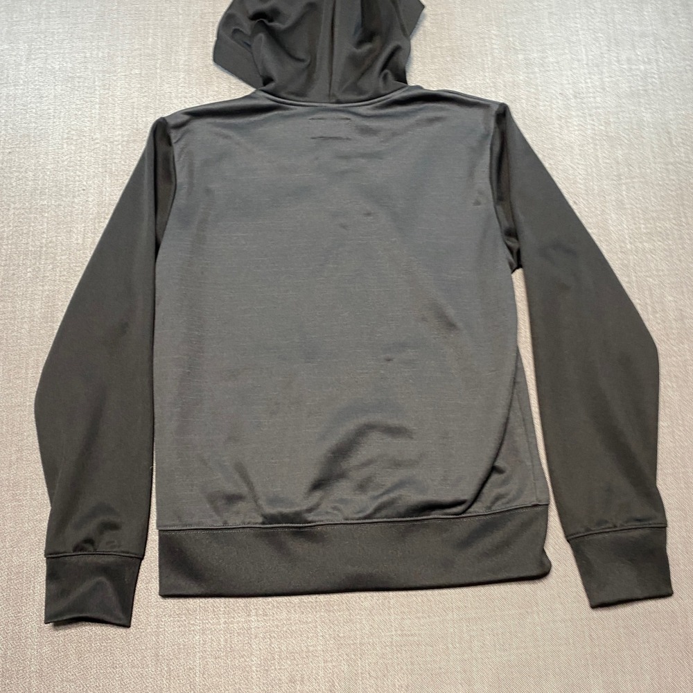 Jordan Boys Dri-FIT Full Zip Hoodie Black Red Jumpman Logo Size Large 12-13 - Picture 2 of 9